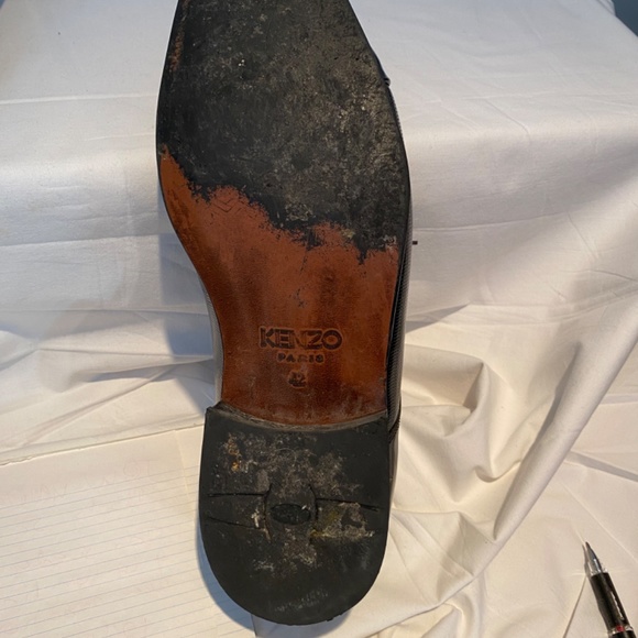 KENZO Men’s Black Patent Leather Shoes Sz 9.5 - Picture 8 of 11